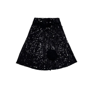 EDWARD CUMING - Circle Window Skirt - AW23 - BLACK